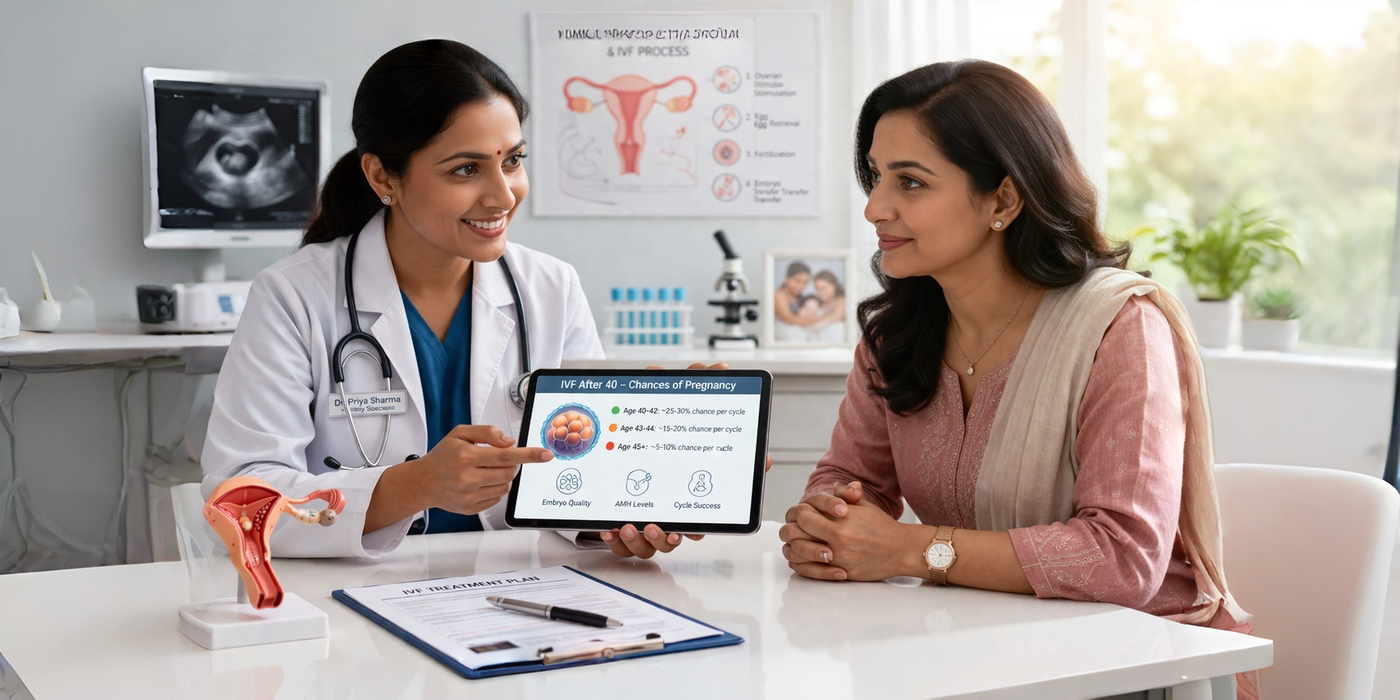 ivf success rate after 40